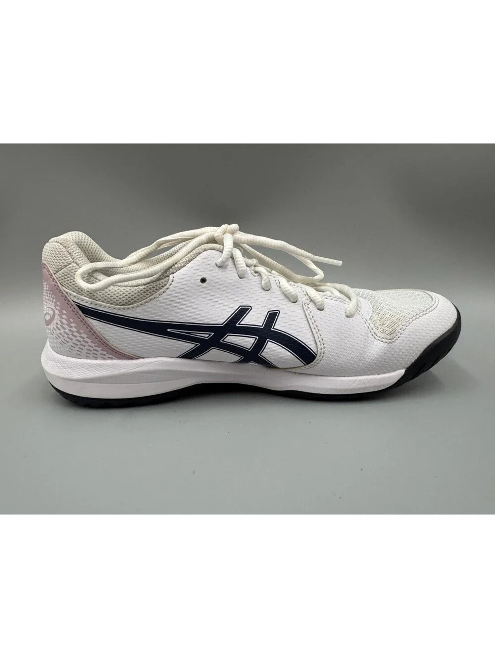 Women’s ASICS GEL-Dedicate 8 Tennis Shoes, White & Blue, Size 9.5